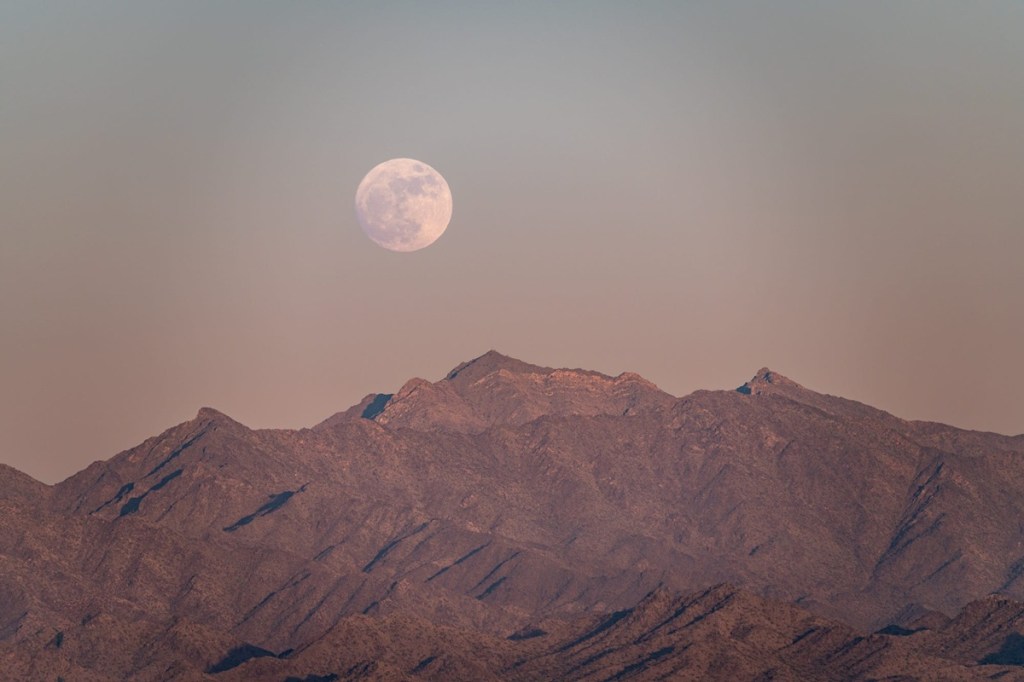 A near-full moon but not quite a buck moon
