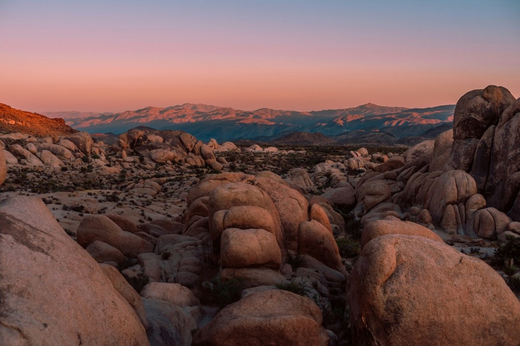 Sunset in the perfect spot to stargaze